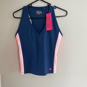 Lilly Pulitzer active power stretch too in oyster bay navy